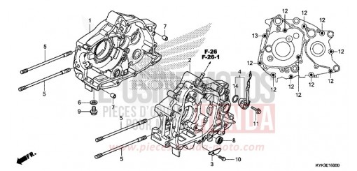 CARTER MOTEUR CRF110FK de 2019